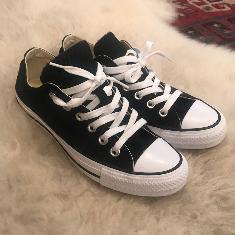 Nwot Converse Chuck Taylor Black w/ double tongue